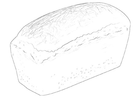 Раскраска хлеб