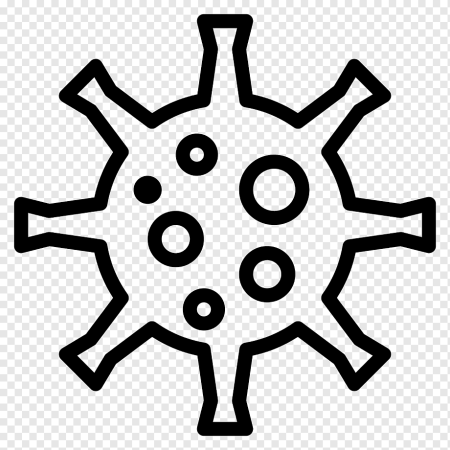 Раскраска микробы и бактерии