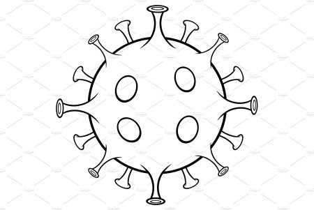 Разукрашки микробы для детей