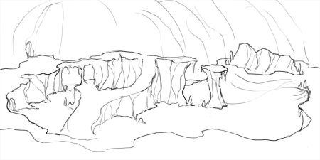 Пещера раскраска для детей