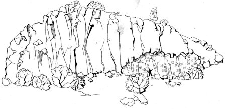 Раскраска Гномы в пещере