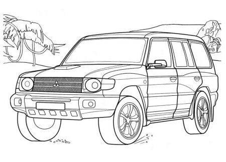 Раскраска Форд ф 150 Раптор