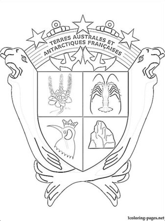 Герб раскраска