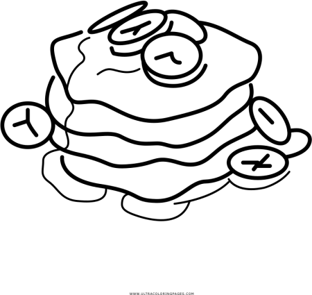Блины раскраска