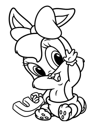 Раскраски Дисней Луни Тюнз