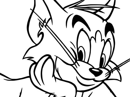 Картун Кэт раскраска