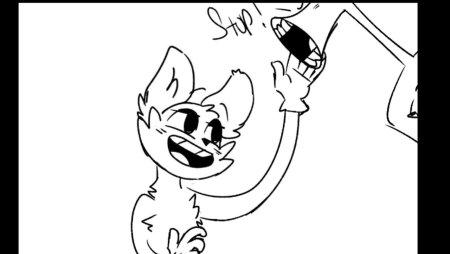 Раскраска Картун кета