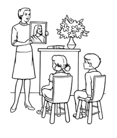 Воспитатель раскраска для детей