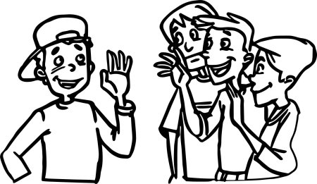 Общение раскраска