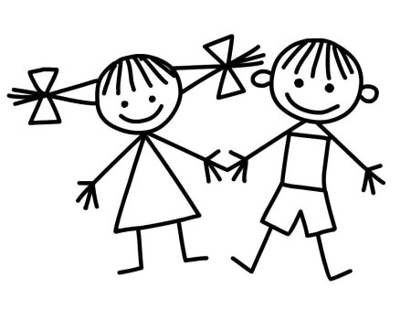 Дети раскраска для детей