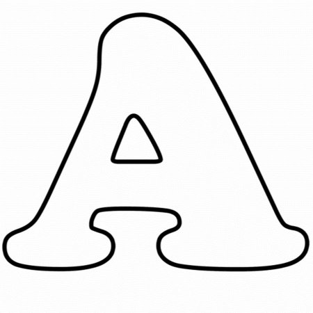 Трафарет букв