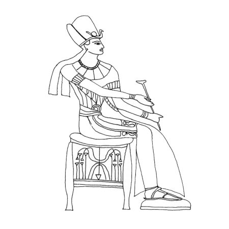 Боги и фараоны древнего Египта в рисунках