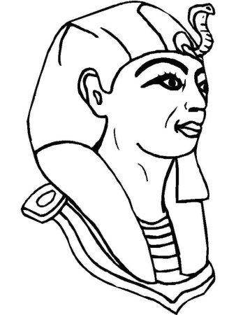 Саркофаг Тутанхамона раскраска