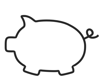 Копилка раскраска