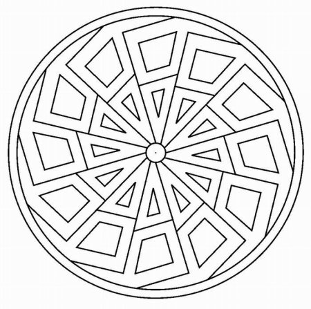 Тарелка с геометрическим орнаментом