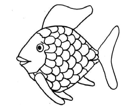 Морские рыбки раскраска
