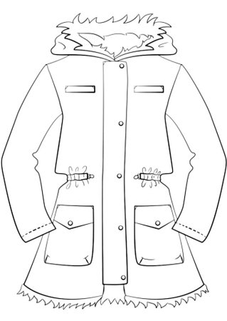 Раскраска одежда