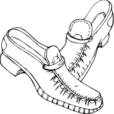 Ботинки рисунок