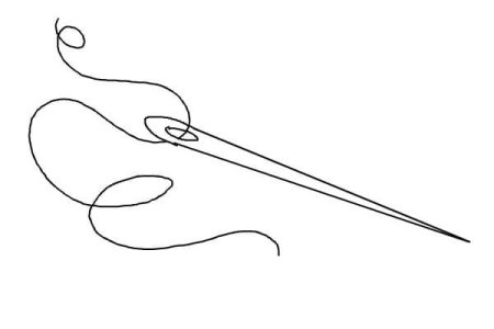 Игла раскраска для детей