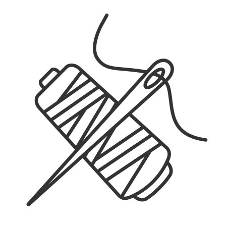 Иголка с ниткой