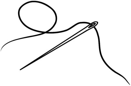 Иголка с ниткой