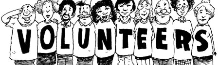 Волонтеры раскраска