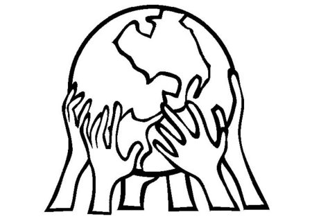 Волонтеры раскраска