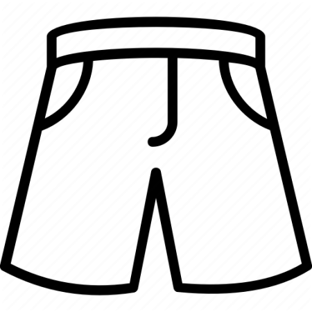 Шорты раскраска