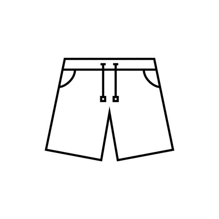 Шорты раскраска