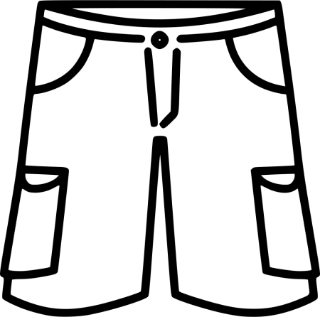 Брюки раскраска для детей