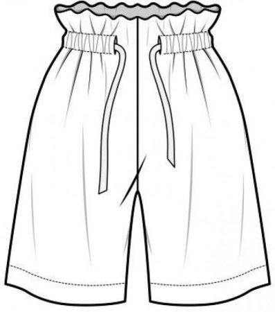 Шорты раскраска