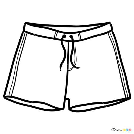 Шорты раскраска