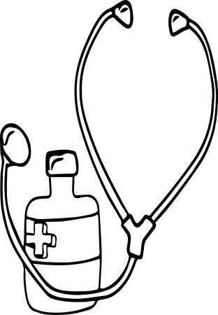 Раскраска медицина