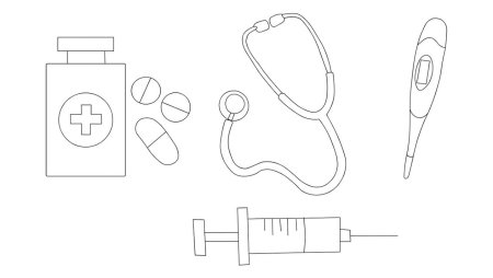 Медик рисунок