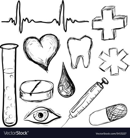 Раскраска медицинская аптечка