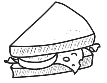 Сэндвич схематично