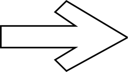 Белая стрелочка направления