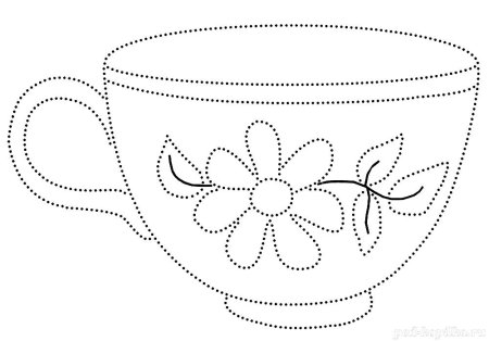 Чашка для раскрашивания для детей