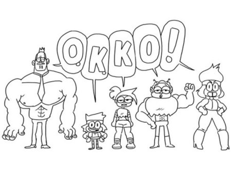 Раскраска окей Кей о