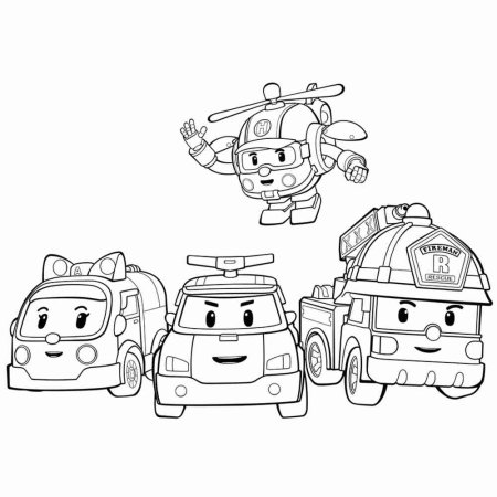 Эмбер Поли и Рой раскраска