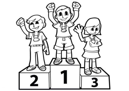 Спорт. Раскраска