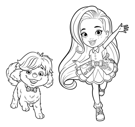 Maxi-раскраска Санни Дэй