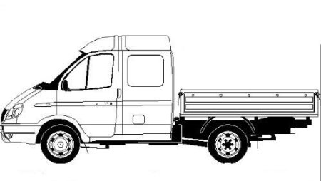 Раскраска Газель 33023