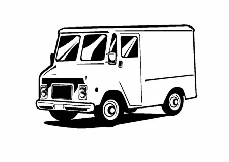 Раскраски машины Газель