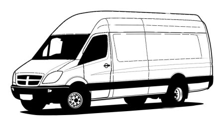 Раскраска фургон