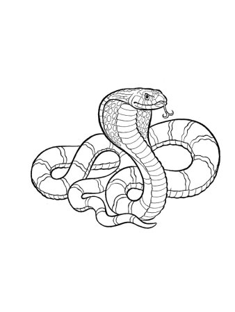 Раскраски змей