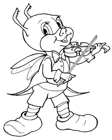 Кузнечик раскраска для детей