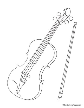 Скрипка эскиз