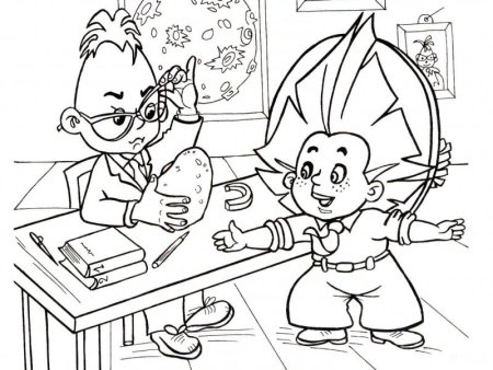 Незнайка на Луне раскраска