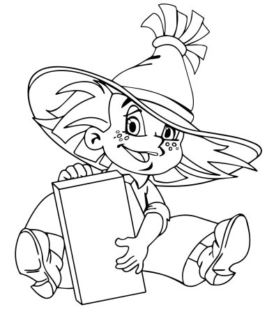 Незнайка и Гунька раскраска